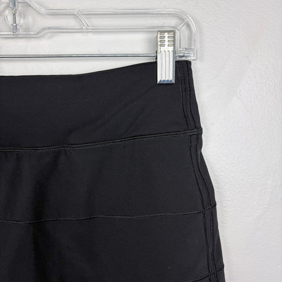 Lululemon Pace Rival Skirt Regular Black 4‑Way Stretch Running Tennis‎ Golf 4 - Picture 4 of 10